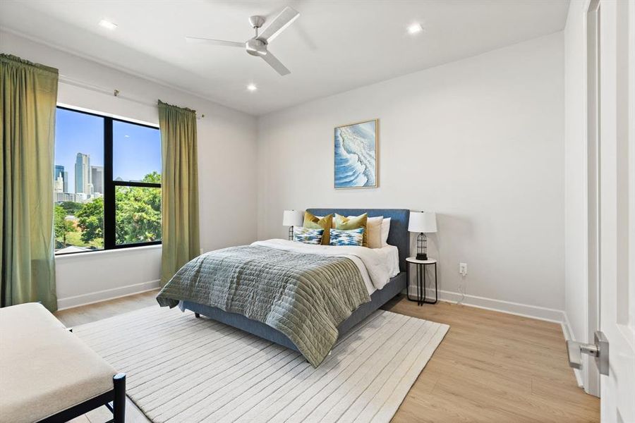 Furnished interior view inside a new home in , Dallas (Image 10).