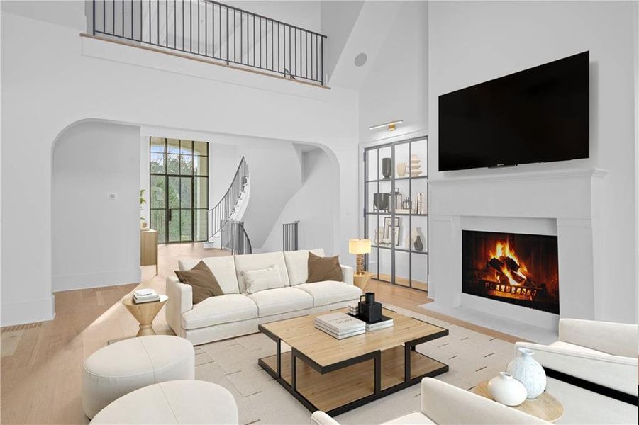 Furnished interior view inside a new home in , Milton (Image 11).