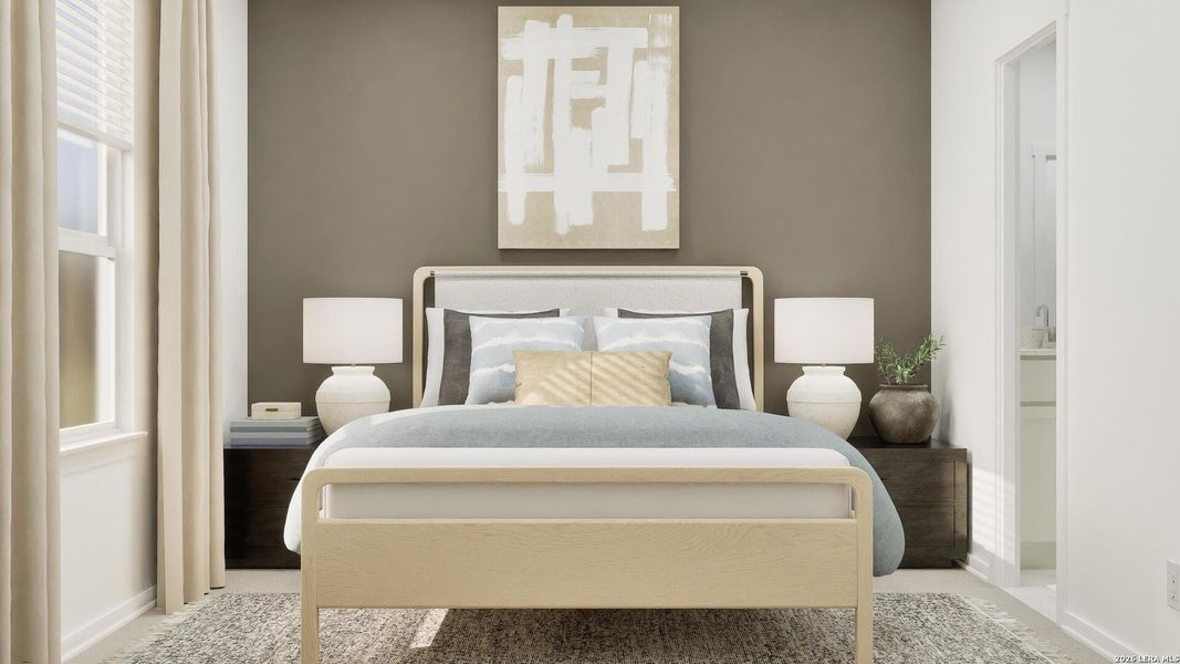 Furnished interior view inside a new home in Brookmill, San Antonio (Image 27). Furnished interior view inside a new home in Brookmill, San Antonio (Image 27).