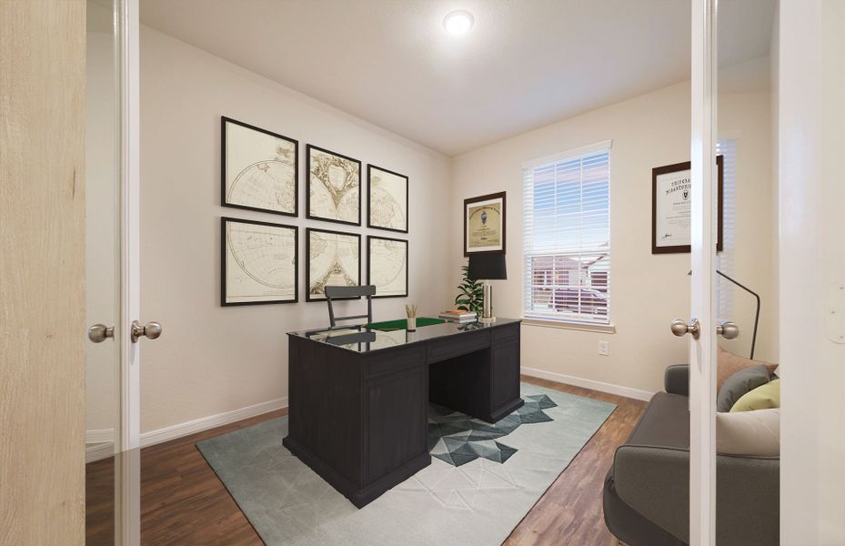 Representative furnished interior of a home built from the Independence by Centex in Pinara Pines, Conroe (Image 9). Representative furnished interior of a home built from the Independence by Centex in Pinara Pines, Conroe (Image 9).