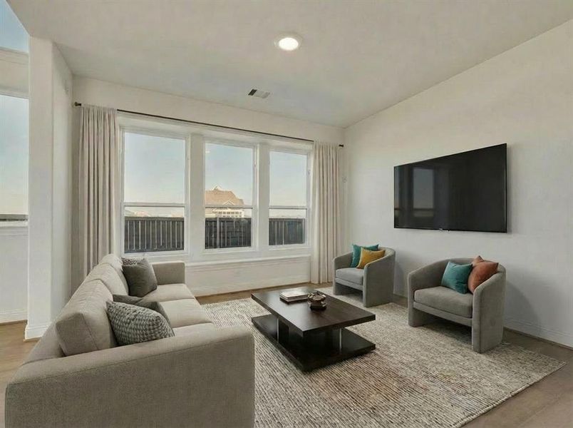 Furnished interior view inside a new home in Prairie Ridge, Venus (Image 3).