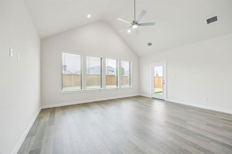 Living Room in the Claret home plan by Trophy Signature Homes – REPRESENTATIVE PHOTO Living Room in the Claret home plan by Trophy Signature Homes – REPRESENTATIVE PHOTO