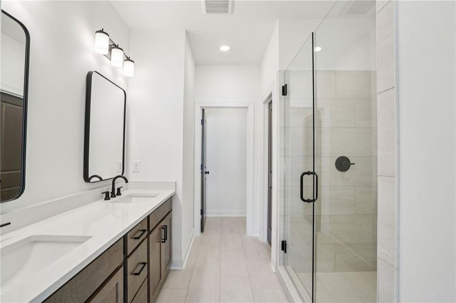 Furnished interior view inside a new home in Palisades Townhomes, Cumming (Image 9).
