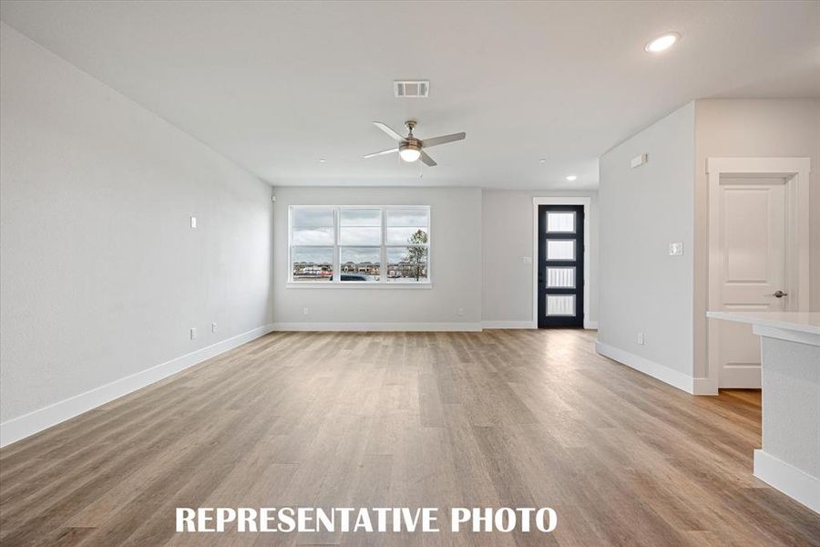 Plenty of memories to be made in this lovely, light filled family room! REPRESENTATIVE PHOTO Plenty of memories to be made in this lovely, light filled family room! REPRESENTATIVE PHOTO