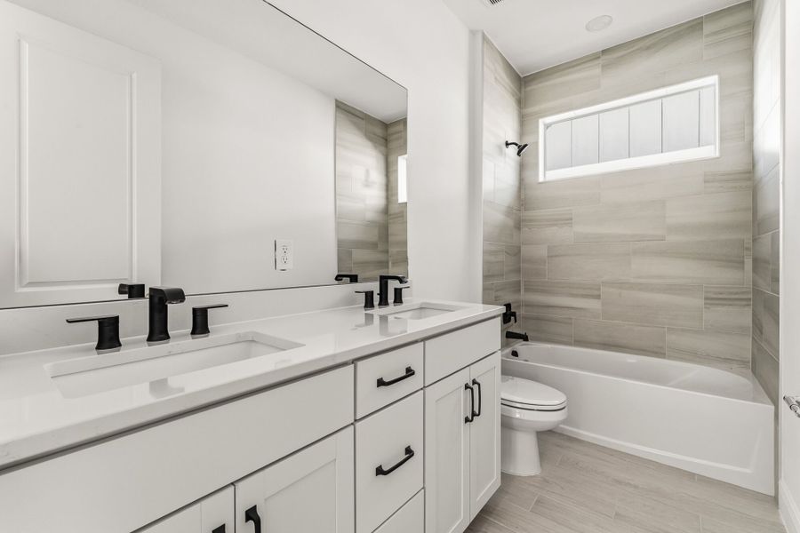 Representative furnished interior of a home built from the Marigold by Mattamy Homes in Newfield - Rosette Park, Palm City (Image 9).