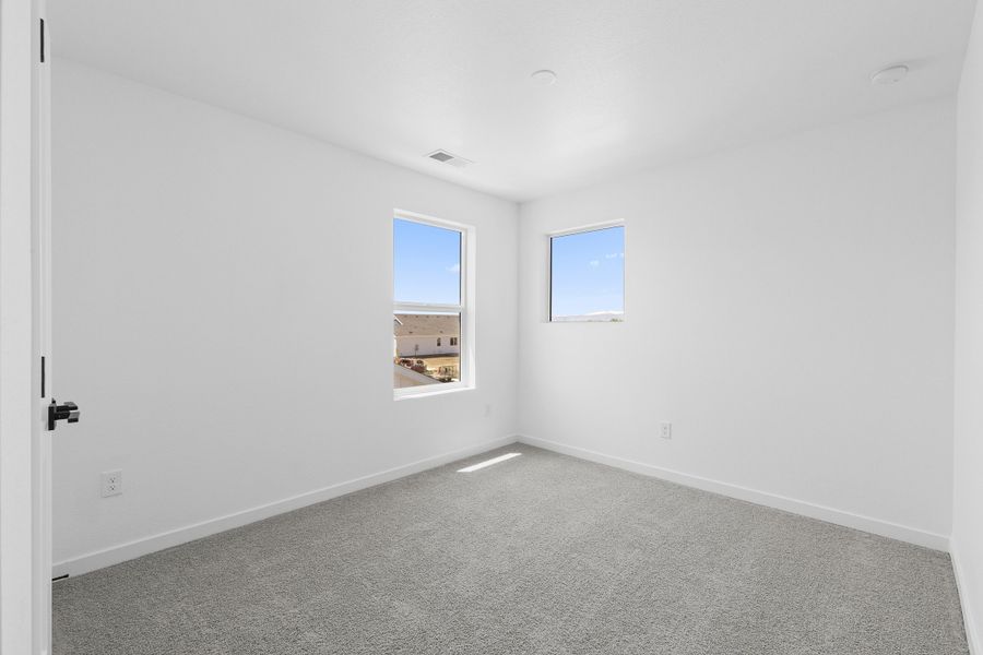 Representative unfurnished interior of a home built from the Bloom Series - Sunflower by Brightland Homes in Granary, Johnstown (Image 22). Representative unfurnished interior of a home built from the Bloom Series - Sunflower by Brightland Homes in Granary, Johnstown (Image 22).