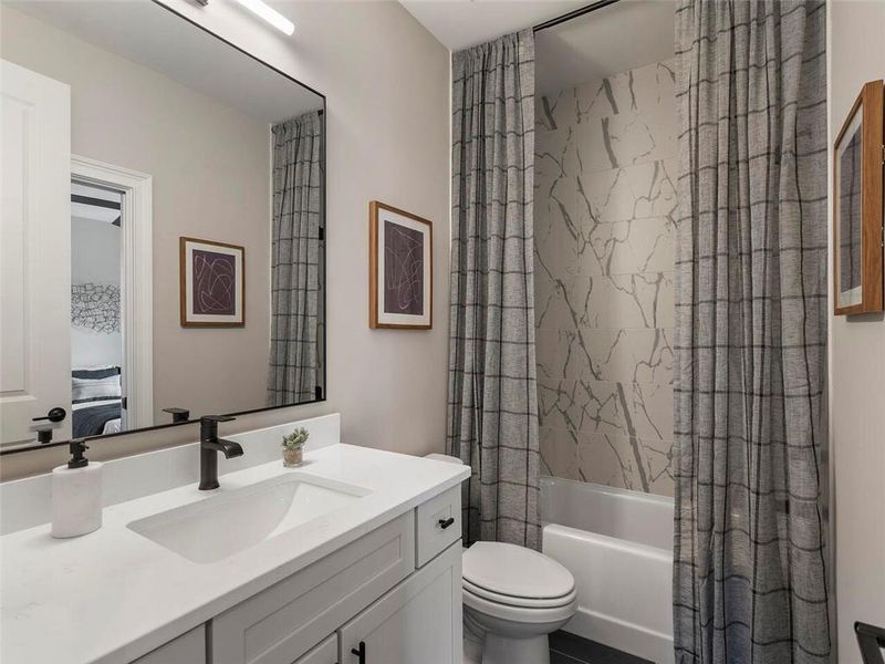 Furnished interior view inside a new home in , Suwanee (Image 44).