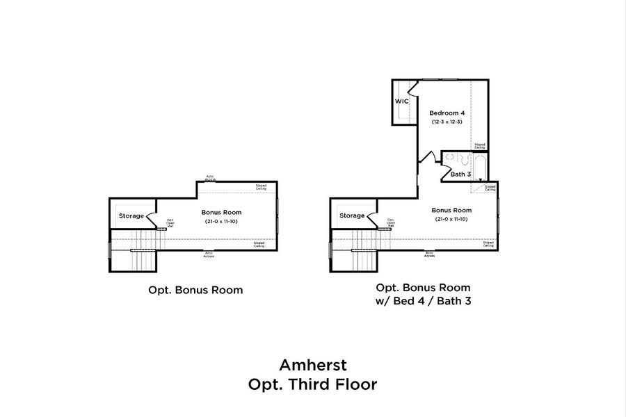 2D floor plan layout for the Amherst by DRB Homes in Miller Farm Single Family Homes, Pineville, NC (Image 11). 2D floor plan layout for the Amherst by DRB Homes in Miller Farm Single Family Homes, Pineville, NC (Image 11).