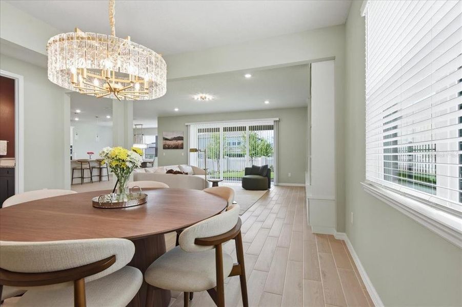 Furnished interior view inside a new home in Willow Ridge, Montverde (Image 20). Furnished interior view inside a new home in Willow Ridge, Montverde (Image 20).