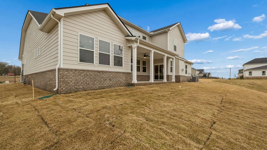 Representative exterior details of a home built from the Tisdale by D.R. Horton in Harvest Point, Spring Hill (Image 35). Representative exterior details of a home built from the Tisdale by D.R. Horton in Harvest Point, Spring Hill (Image 35).