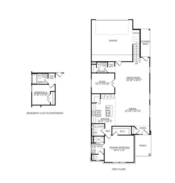 2D floor plan layout of this home in , Buda, TX (Image 5).