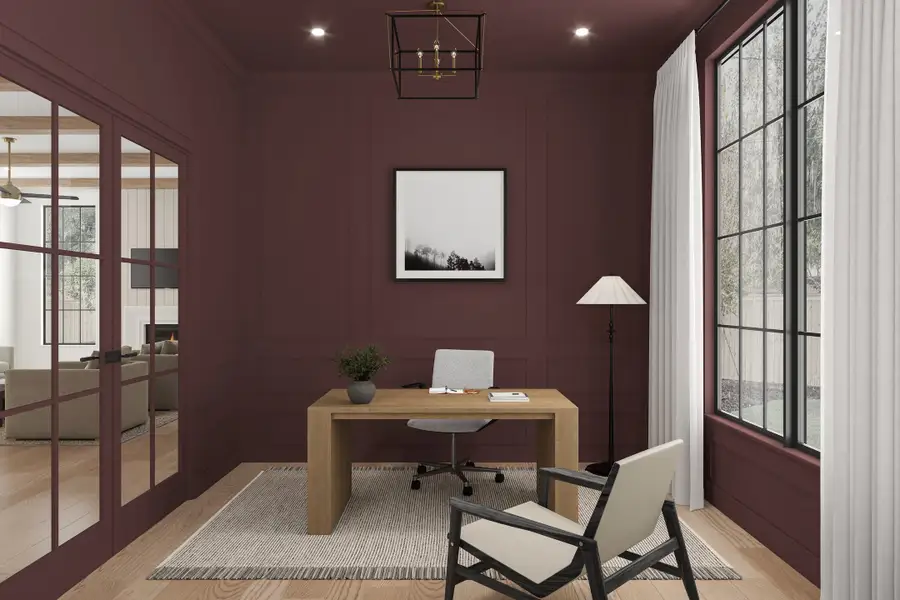 Representative furnished interior of a home built from the Iris by Homebound in The Villas at Lakeside, Flower Mound (Image 3).