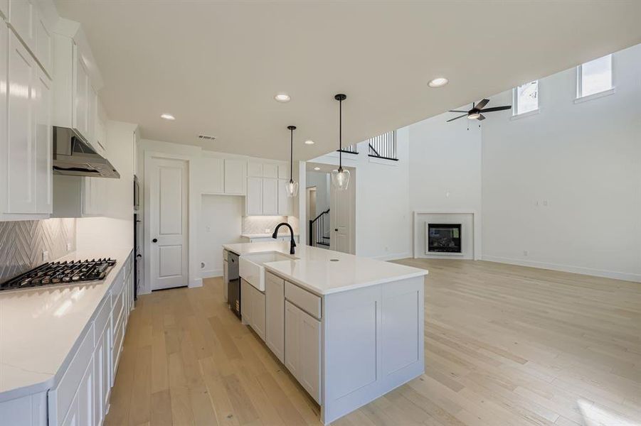 Furnished interior view inside a new home in BridgeWater 60s, Midlothian (Image 6).