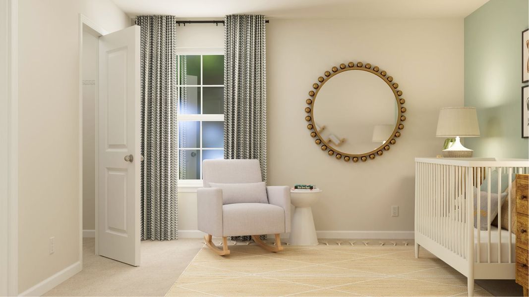 Representative furnished interior of a home built from the Elm by Lennar in Elizabeth: Arbor, Fort Mill (Image 31).