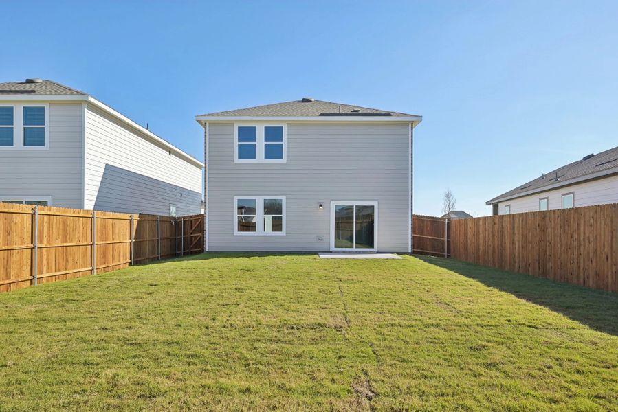 Representative exterior details of a home built from the Voyager by Starlight Homes in The Landing, New Caney (Image 3).