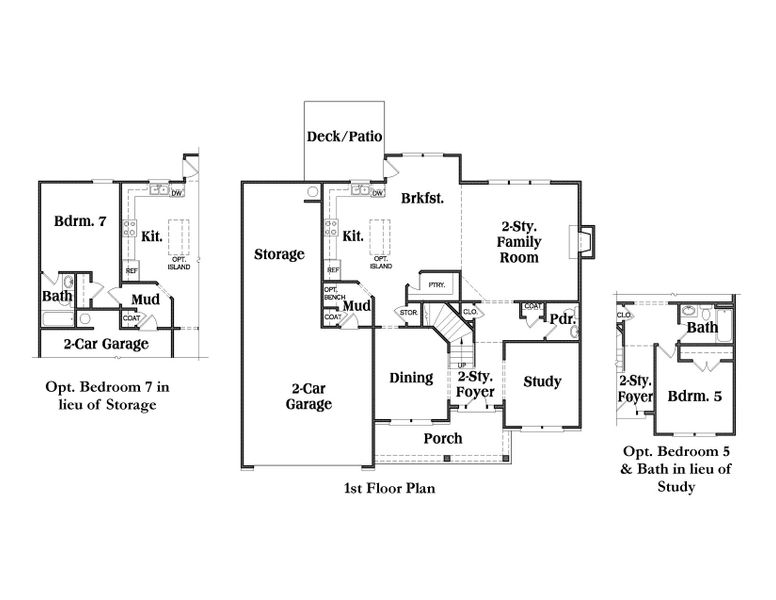 2D floor plan layout of this home in Woodland Hills, Loganville, GA (Image 4).