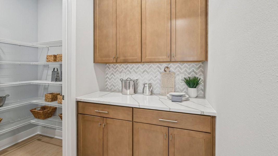 Pantry in the Marigold Floor Plan at Haven at Diamond Springs