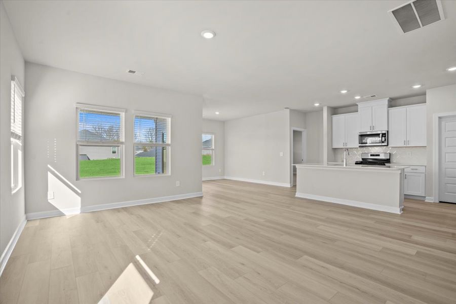Spacious, unfurnished interior of a new home in Holland Park, Spartanburg (Image 13). Spacious, unfurnished interior of a new home in Holland Park, Spartanburg (Image 13).