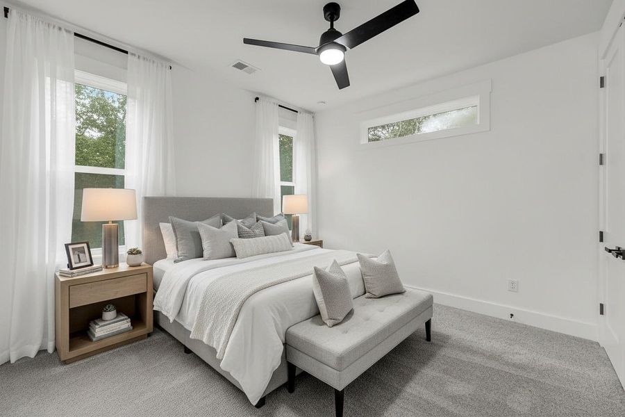 Furnished interior view inside a new home in , Johns Island (Image 23).