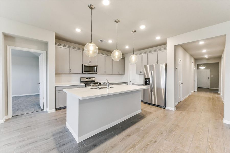 Furnished interior view inside a new home in Sunrise Cove, Texas City (Image 5).