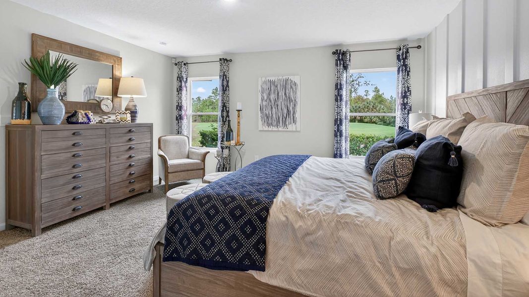 Representative furnished interior of a home built from the ST. GEORGE by D.R. Horton in Grand Reserve, Bunnell (Image 16).
