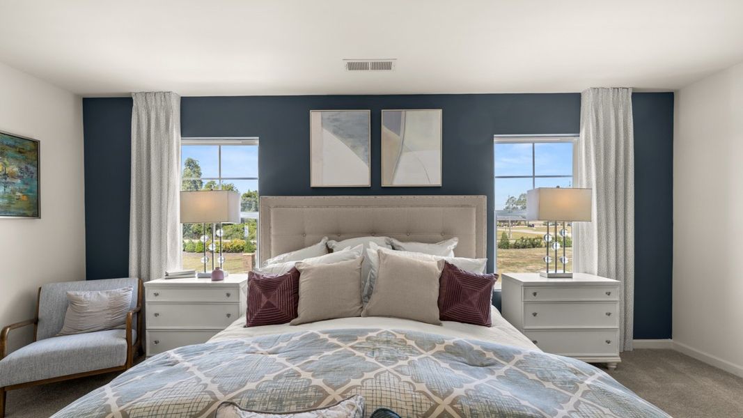 Representative furnished interior of a home built from the Robie by D.R. Horton in Shoal Creek, Hampton (Image 18).