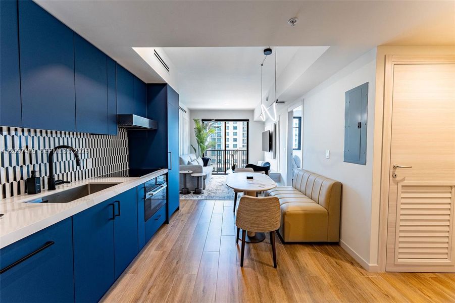Furnished interior view inside a new home in , Coral Gables (Image 15).