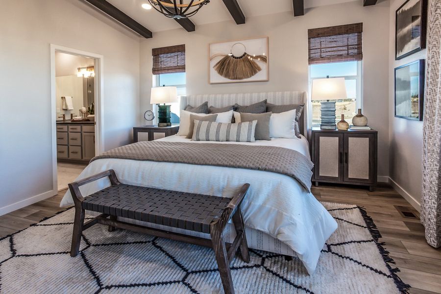 Representative furnished interior of a home built from the Christie by Hartford Homes in Trailside, Timnath (Image 50).