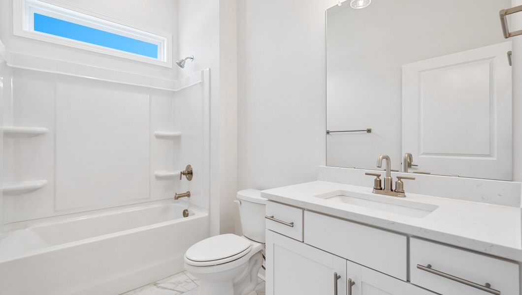 Furnished interior view inside a new home in Sunset Summits, Spartanburg (Image 7). Furnished interior view inside a new home in Sunset Summits, Spartanburg (Image 7).