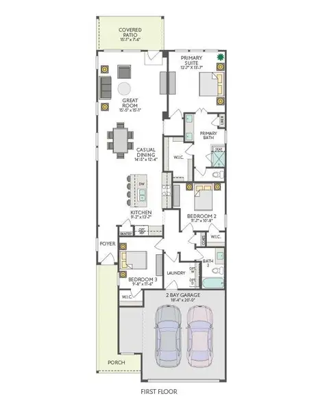 2D floor plan layout of this home in Lariat, Liberty Hill, TX (Image 3). 2D floor plan layout of this home in Lariat, Liberty Hill, TX (Image 3).