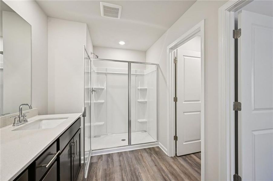 Furnished interior view inside a new home in , Conyers (Image 18).