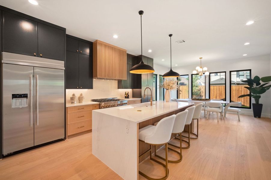 Furnished interior view inside a new home in , Dallas (Image 6).