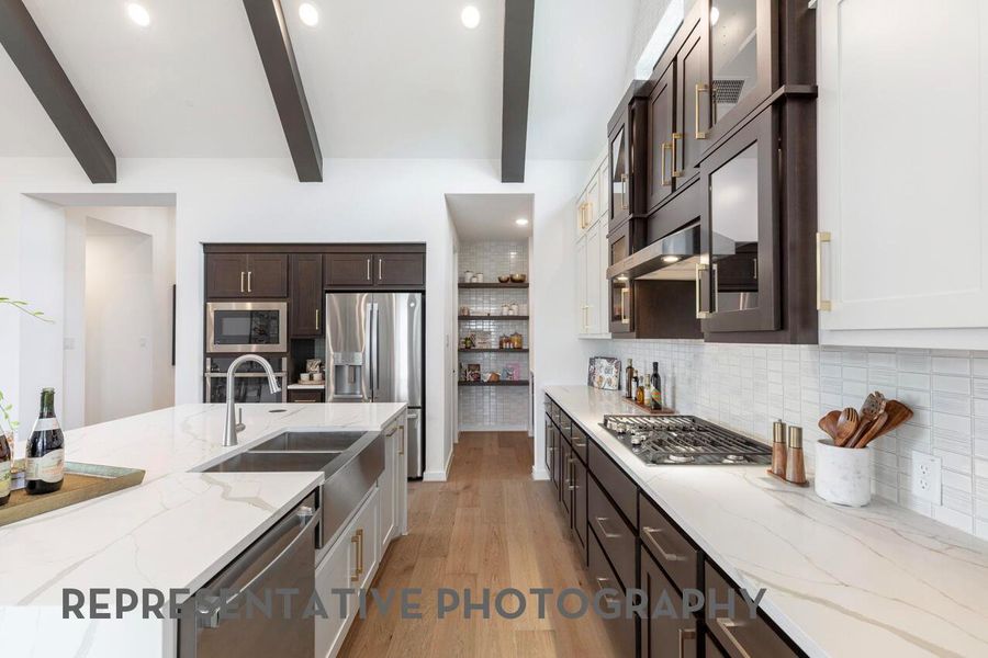 Furnished interior view inside a new home in Easton Park, Austin (Image 10).