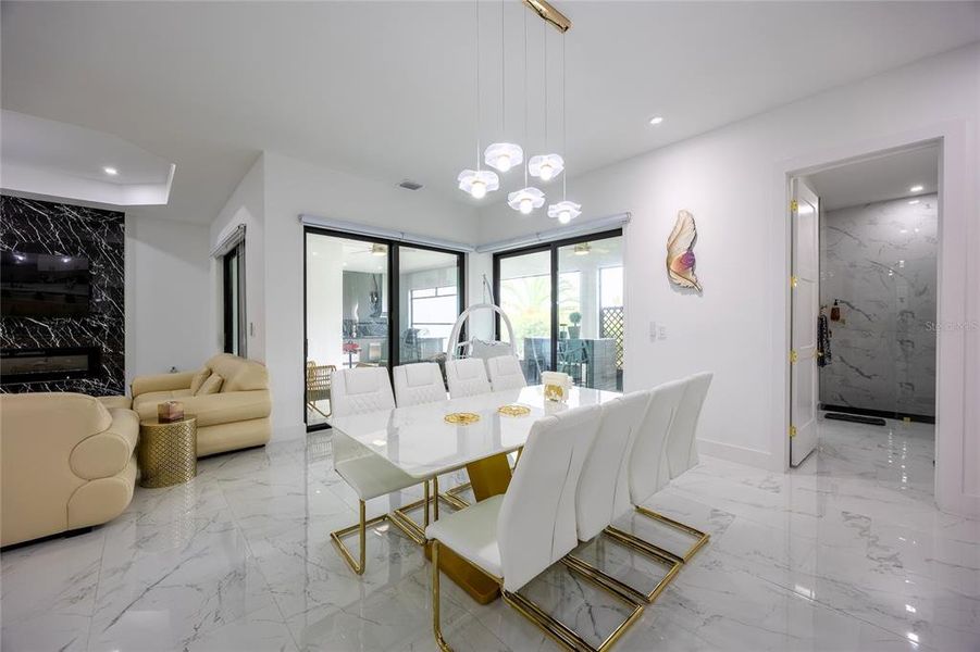 Furnished interior view inside a new home in , Lehigh Acres (Image 65).