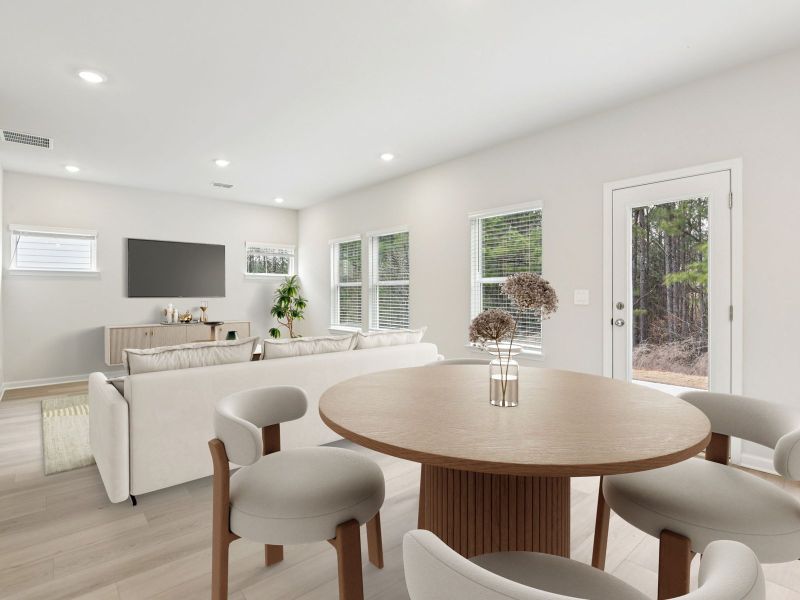 Furnished interior view inside a new home in Ivey Township, Dallas (Image 4).