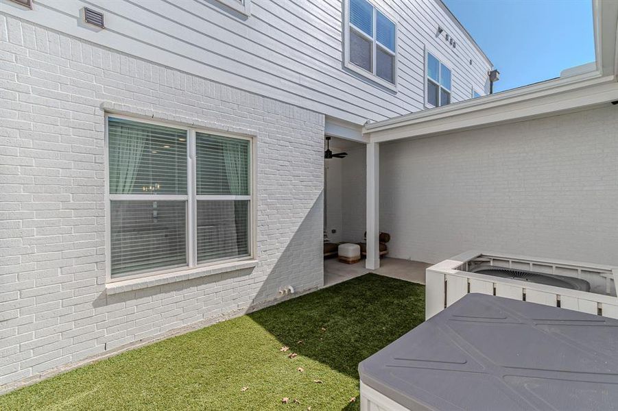 Exterior details and patio area of a home in , Aledo (Image 20). Exterior details and patio area of a home in , Aledo (Image 20).