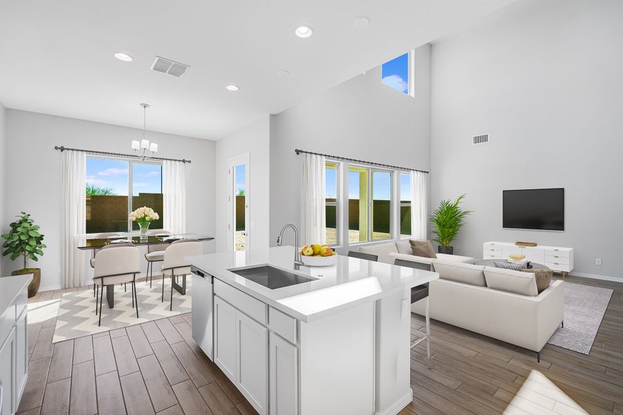 Representative furnished interior of a home built from the Revere by Taylor Morrison in Allen Ranches Expedition Collection, Litchfield Park (Image 6). Representative furnished interior of a home built from the Revere by Taylor Morrison in Allen Ranches Expedition Collection, Litchfield Park (Image 6).