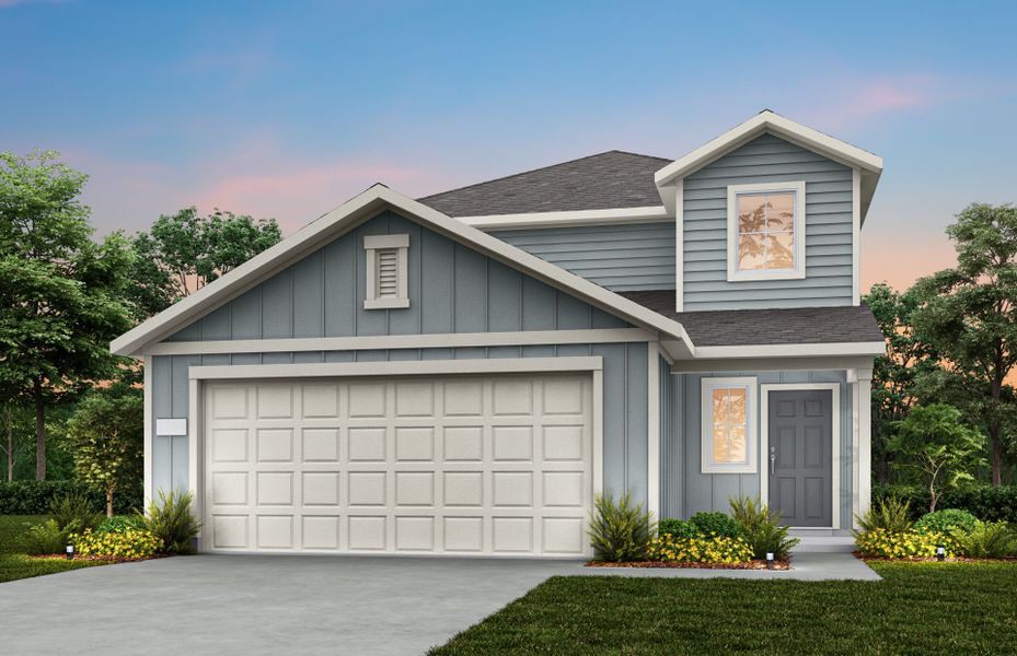 Representative exterior photo of a completed home built from the Toyah by Centex in Ashford Crossing, Princeton, TX (Image 8).