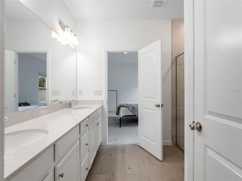Furnished interior view inside a new home in Liberty Village: Liberty Village - Phase Two, Ocala (Image 24). Furnished interior view inside a new home in Liberty Village: Liberty Village - Phase Two, Ocala (Image 24).