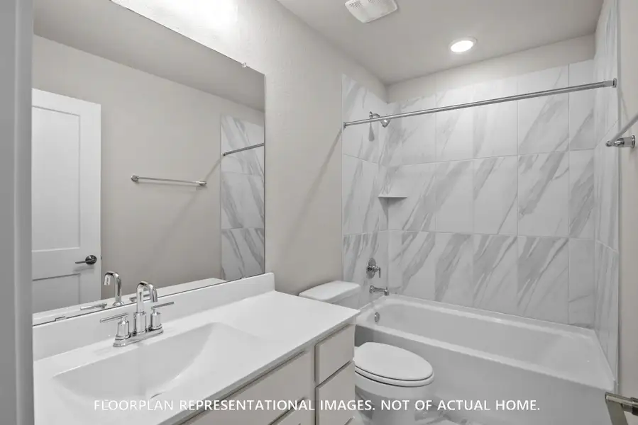 Furnished interior view inside a new home in Lone Star Landing, Montgomery (Image 7). Furnished interior view inside a new home in Lone Star Landing, Montgomery (Image 7).