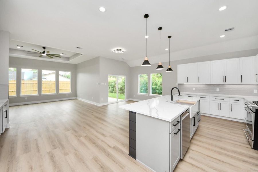 Furnished interior view inside a new home in , Pasadena (Image 13).