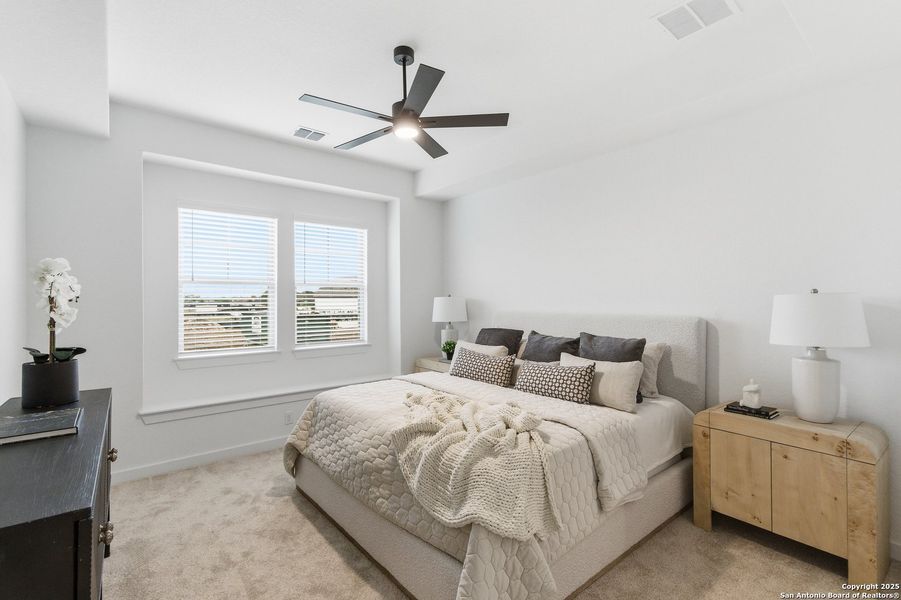 Furnished interior view inside a new home in The Crossvine, Schertz (Image 17).
