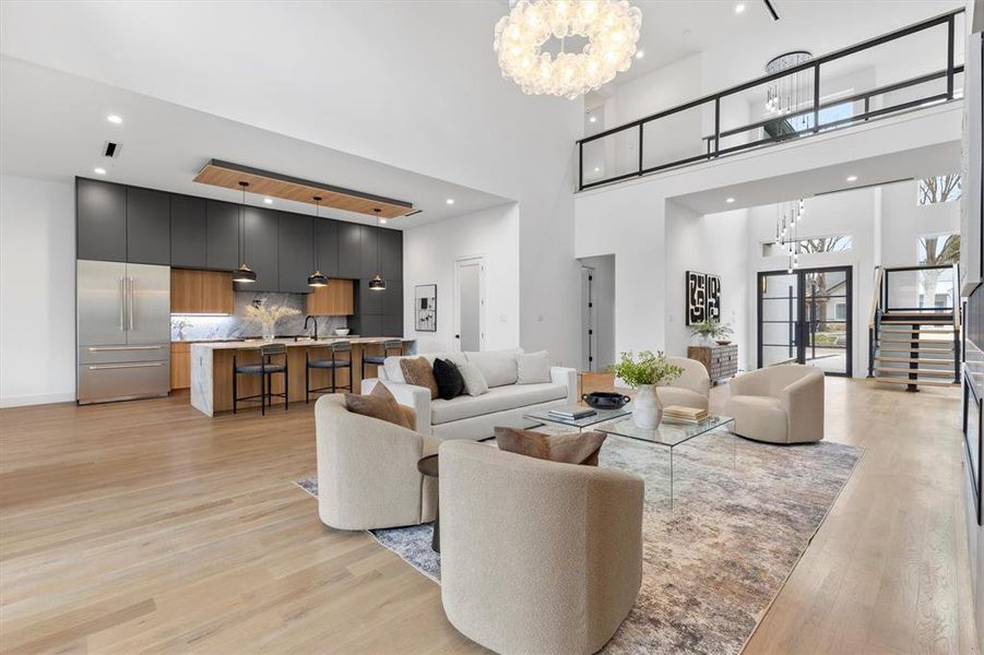 Furnished interior view inside a new home in , Dallas (Image 10).