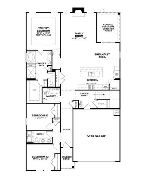2D floor plan layout of this home in Spring Grove, Huntersville, NC (Image 3). 2D floor plan layout of this home in Spring Grove, Huntersville, NC (Image 3).