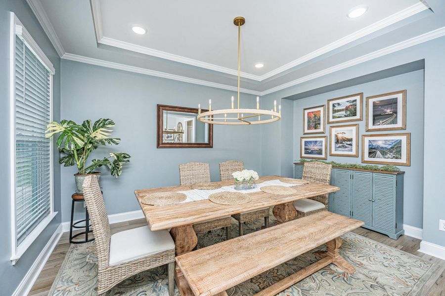 Furnished interior view inside a new home in Sea Island Preserve, Johns Island (Image 71).