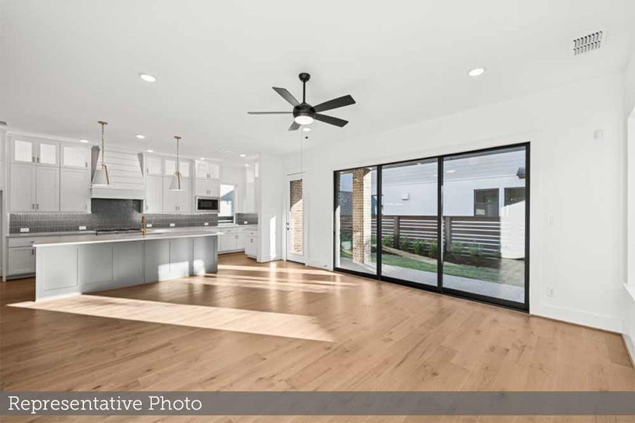 Spacious, unfurnished interior of a new home in Easthaven at Bridgeland Central - Vision Collection, Cypress (Image 15).