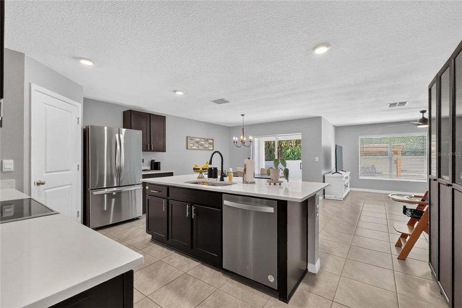 Furnished interior view inside a new home in Sunset Hills, Summerfield (Image 5).
