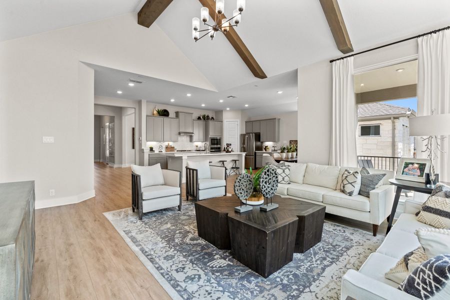 Furnished interior view inside a new home in Esperanza – New Phase Now Selling, Boerne (Image 18). Furnished interior view inside a new home in Esperanza – New Phase Now Selling, Boerne (Image 18).