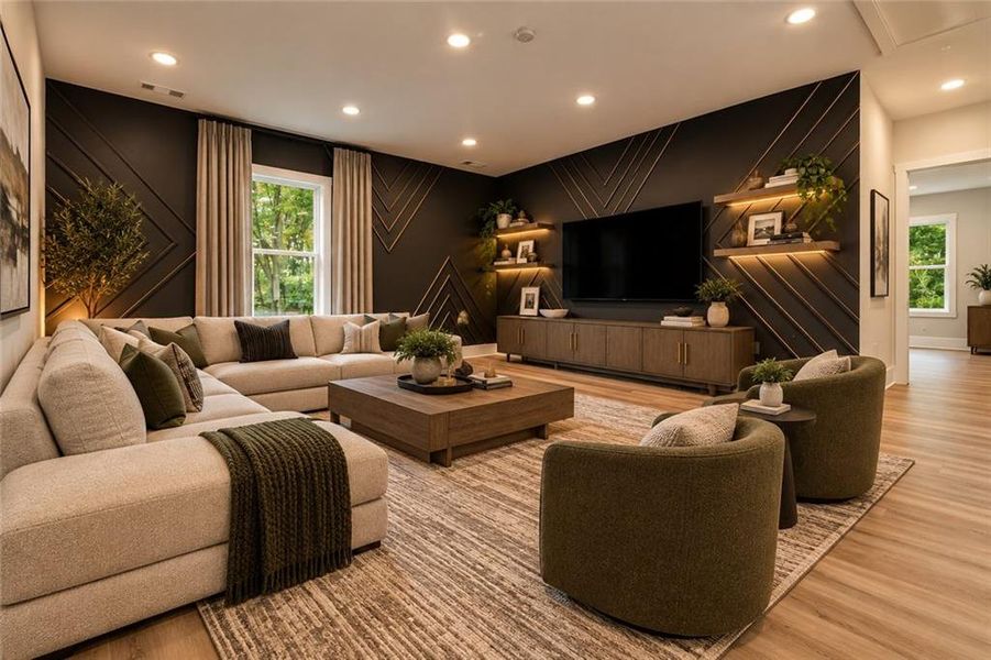 Furnished interior view inside a new home in , Covington (Image 11).