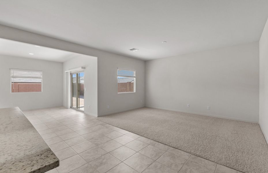 Representative unfurnished interior of a home built from the Bergamot by Pulte Homes in Alamar, Tolleson (Image 13).